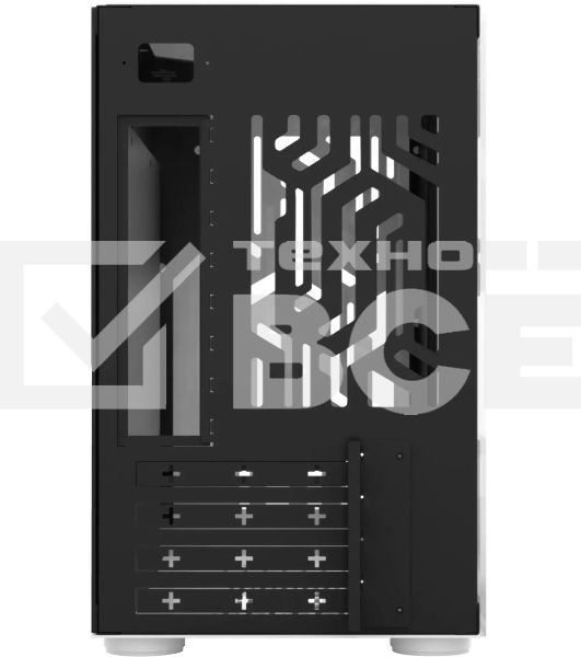Компьютерный корпус Bloody BD-CC110 белый без БП mATX 5x120mm 2xUSB3.0 audio