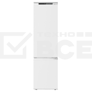 Встраиваемый холодильник Maunfeld MBF193SLFWGR Inverter белый двухкамерный 229/76 л морозилка снизу