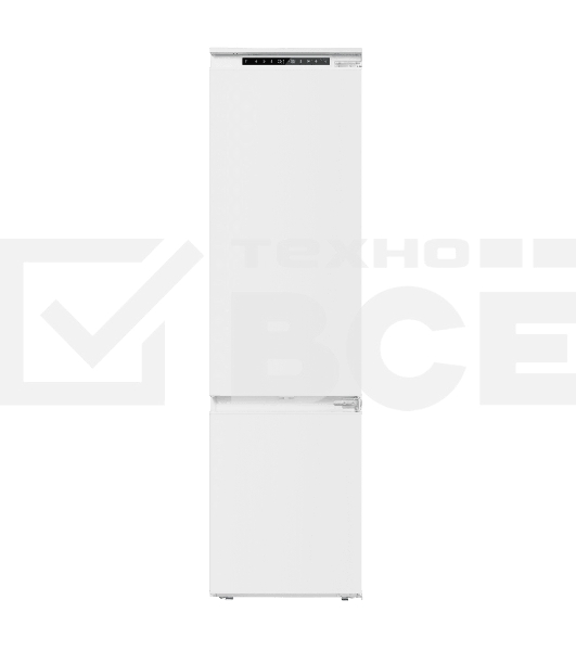 Встраиваемый холодильник Maunfeld MBF193SLFWGR Inverter белый двухкамерный 229/76 л морозилка снизу