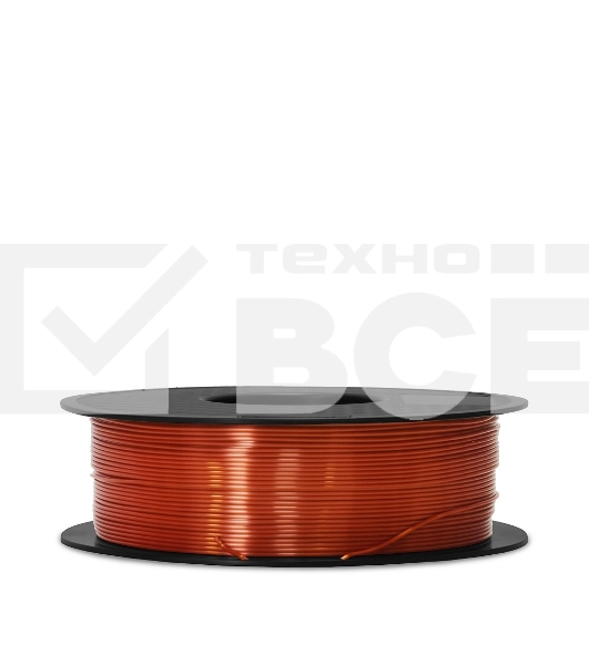 Филамент Crown Micro CM-FILPLAS004R PLA Silk 1.75 1кг медно-красный