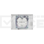 Розетка 2-м SKANDY 10А без заземл. без защ. шторок в сборе SK-R10W арктич. бел. IEK SK-R20-10-K01-F, фото5