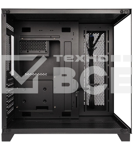 Компьютерный корпус 1STPLAYER MEGAVIEW MV8-TP Black / ATX / MV8-TP-BK