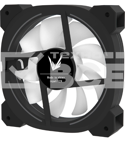 Вентилятор для корпуса Formula Nulight 12BK ARPW ARGB черный, 120 мм, 1500 об/мин, 25.34 дБ, 4 pin