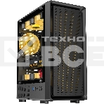 Компьютерный корпус Bloody BD-CC118 черный без БП mATX 8x120mm 2xUSB2.0 1xUSB3.0 audio bott PSU, фото 1