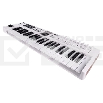 Клавиатура MIDI [231521] Arturia [KeyLab Essential 49 mk3 White] 49 клавиш, LCD дисплей, 9 энкодеров, 8 пэдов, 9 фейдеров, 12 кнопок управления, колеса высоты тона и модуляции, 1/4