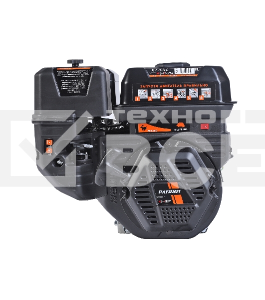 Двигатель PATRIOT XP 708 C, Мощность 7,0 л.с.; 212 см³; 3600об/мин; бак 3,6л.; хвостовик конус; вес 15 кг.