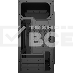 Компьютерный корпус с блоком питания 450Вт. Case Forza mATX, 450W, 2xUSB 2.0, Black, w/o FAN, 8 см fan PSU, power cord, фото3