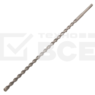 Бур по бетону Denzel двойная спираль, Cobalt W-tip, 14x460 мм, SDS PLUS