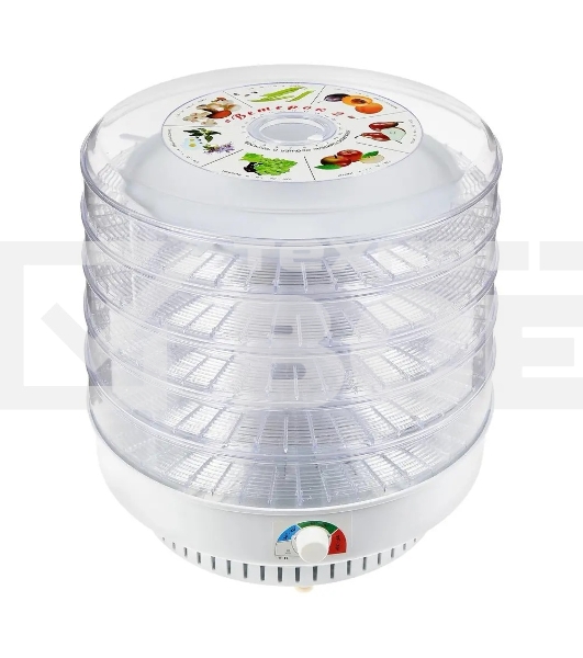 Сушилка для овощей и фруктов Ветерок-2 600 Вт, 5 поддонов, прозрачный, гофрокороб