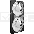 Вентилятор для корпуса Case Cooler NZXT F240 RGb Core (120x120x25мм, 4-pin PWM, RGb, 75.12CFM, 30dBA, 2400RPM, Black, Single-Frame RGb Fan Unit), фото2