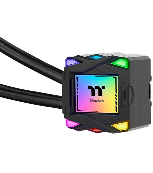 Система жидкостного охлаждения Thermaltake LA360 ARGB Soc-AM5/AM4/1200/1700/1851 черный 4-pin 38.35dB Al+Cu Ret (CL-W459-PL12SW-A)