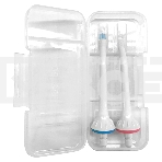 Набор универсальных сменных насадок QUMO QHI-1 (ортодонтическая насадка + насадка с щетинками) для ирригаторов полости рта 