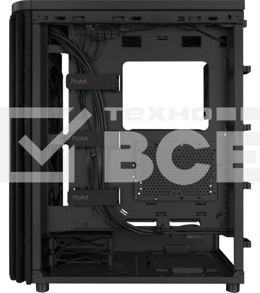 Компьютерный корпус ASUS PROART PA401 WOOD TG PWM черный