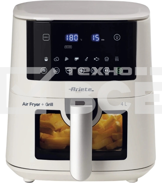 Аэрофритюрница Ariete 4633 Glass DGT Wh