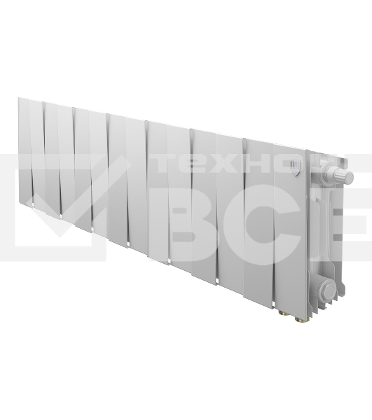 Радиатор биметаллический Royal Thermo PianoForte 200 белый VR80 - 14 секц.