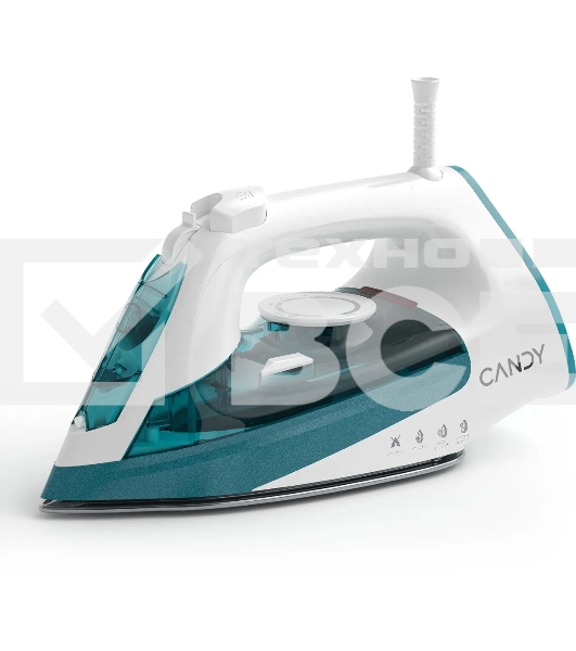 Утюг Candy CI-106 белый/бирюзовый, 3200 Вт, 180 г/мин, 400 мл