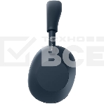 Беспроводные/проводные наушники Sony WH-1000XM6 синий, полноразмерные, Bluetooth + проводной, активное шумоподавление, до 40 ч, фото2