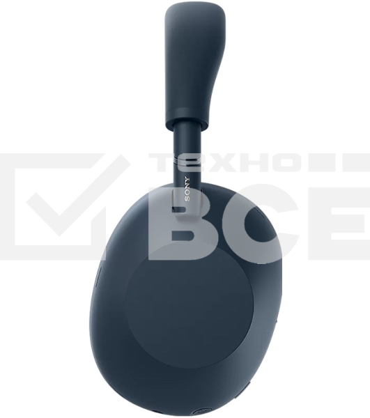 Беспроводные/проводные наушники Sony WH-1000XM6 синий, полноразмерные, Bluetooth + проводной, активное шумоподавление, до 40 ч