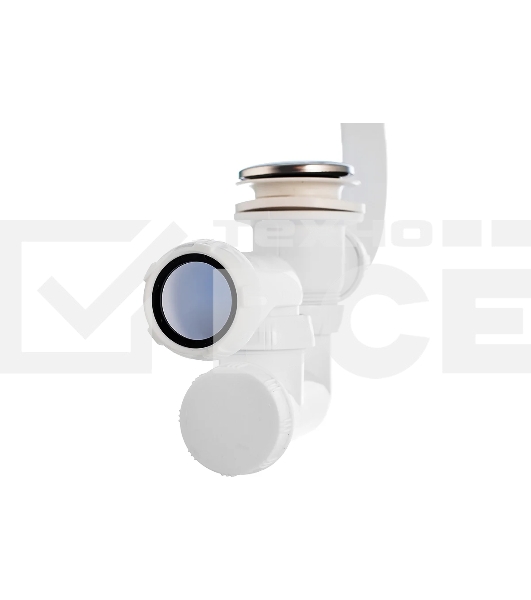 Слив-перелив для ванны WIRQUIN Quick-Clak с перископом L700мм хром