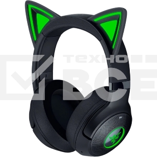Гарнитура Razer Kraken Kitty V2 BT чёрный, беспроводная, Bluetooth, подсветка Razer Chroma RGB
