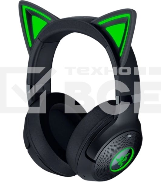 Гарнитура Razer Kraken Kitty V2 BT чёрный, беспроводная, Bluetooth, подсветка Razer Chroma RGB