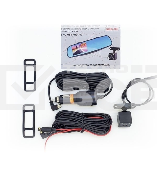 Видеорегистратор Sho-Me SFHD-700, 1280x720, 4.5', с камерой заднего вида, G-сенсор, датчик движения