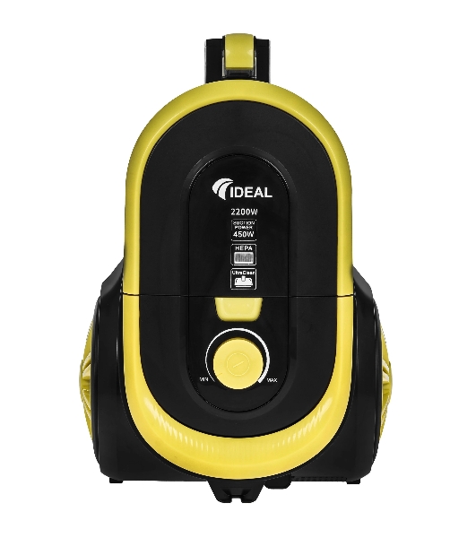 Пылесос IDEAL МП-2000 желтый/черный, 450/2200 Вт, уборка сухая, пылесборник контейнер 2 л