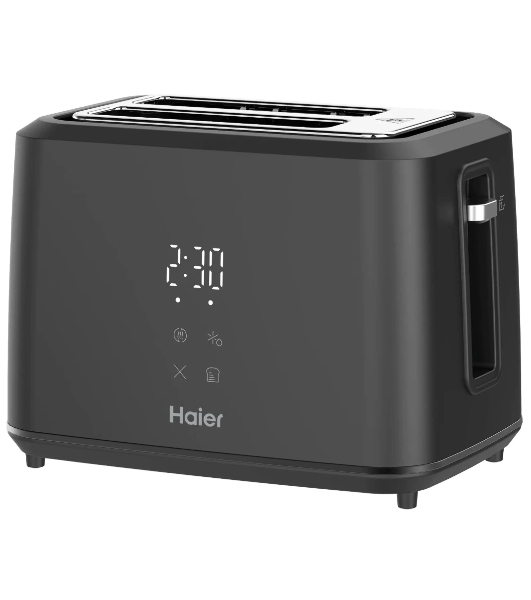 Тостер Haier HT-503 черный, 930 Вт, 2 слота