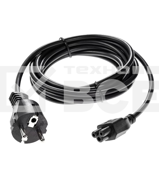 Кабель питания для ноутбуков 3m, 3-pin, с заземлением, 220V (Европейский стандарт) Telecom