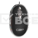 Мышь проводная CBR CM 122 черный, 1000 dpi, USB, кнопки - 3, фото 1