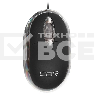 Мышь проводная CBR CM 122 черный, 1000 dpi, USB, кнопки - 3