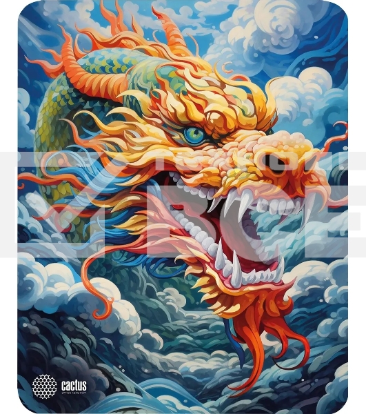 Коврик для мыши Cactus Colorful Dragon CS-MP-D07M 300x250x3мм