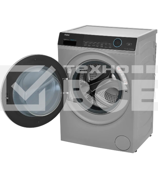 Стиральная машина Haier HWD80-BP14979S серебристый, загрузка фронтальная 8 кг, 5 кг - сушка, 1400 об/мин, класс: B