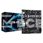 Материнская плата ASRock A520M-HVS, AM4, AMD A520, 2xDDR4, 4xSATA, 1xM.2, 1xPCIe 3.0 x16, 1xPCIe 3.0 x1, 1xHDMI, 1xVGA, 1x 1Gb LAN, 3x3.5 мм, 7.1, mATX, фото2