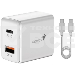 Зарядное устройство Genius PD-20ACP, EU, White