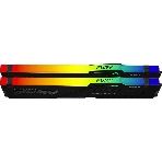 Оперативная память Kingston Fury Beast RGb, DDR5, 32Gb (2x16 Gb), 6000 MHz, CL30, радиатор, RGb, черный, фото2