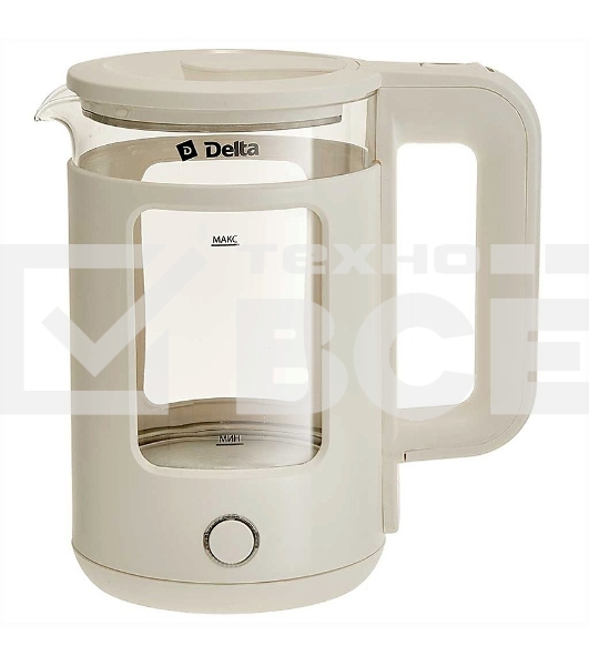 Чайник электрический Delta DL-1112 белый