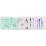 Клавиатура проводная Dialog Gan-Kata KGK-17U WHITE - игровая с RGb-подсветкой, USB, белая, фото 1