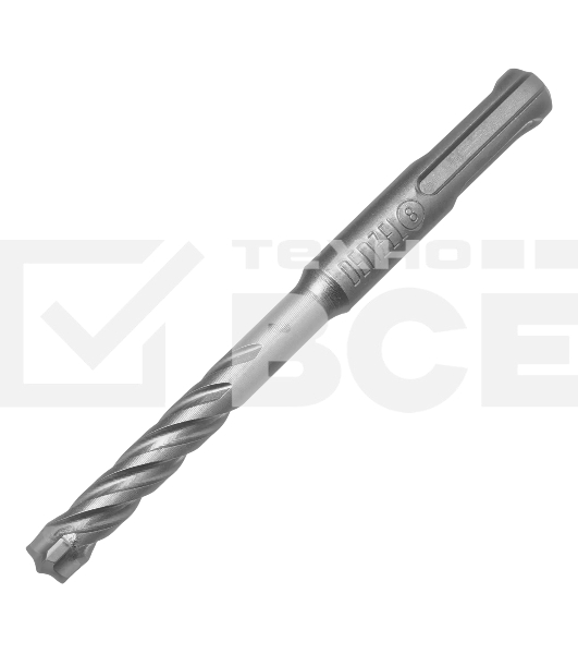 Бур по бетону Denzel цельная крестовая пластина, 8x115 мм, SDS PLUS