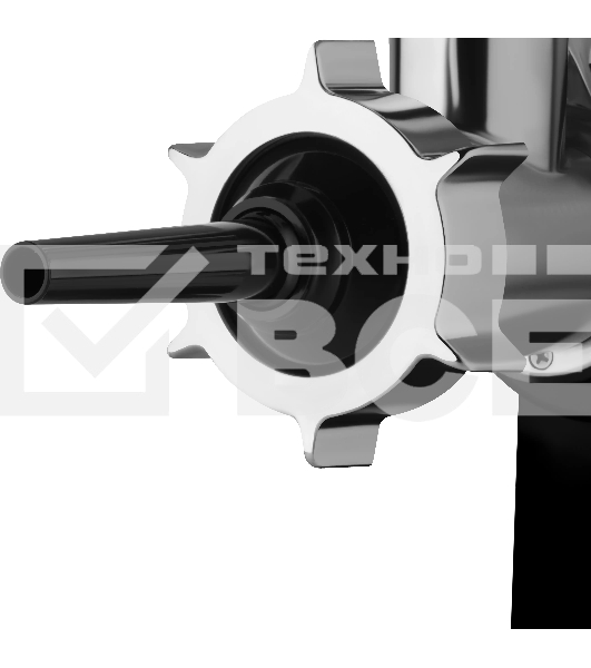 Мясорубка электрическая LEONORD LE-17705 Premium черный, 3000 Вт, 3.0 кг/мин, реверс, металлический лоток, насадки - 6