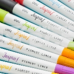 Набор ручек капиллярных Deli Inspira (EU302), d=0.5мм, ассорти чернила, игловидный пишущий наконечник, линия 1.0мм, 12 цветов, фото2