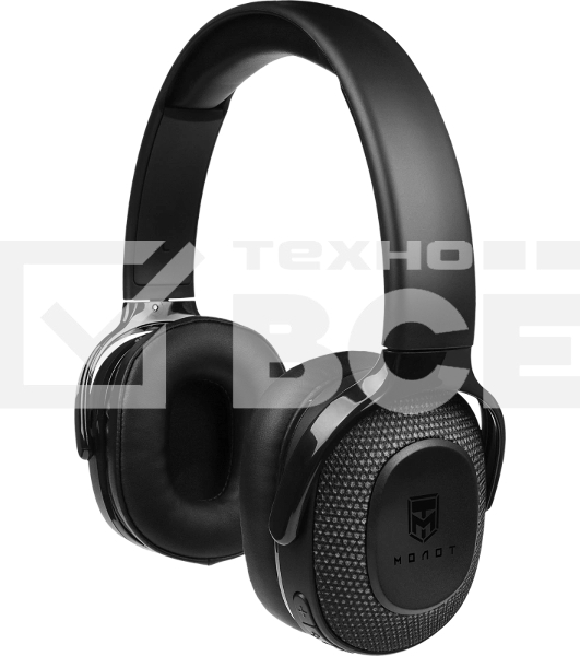 Беспроводные наушники URAL Молот Н110 черный, накладные, Bluetooth