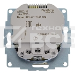 Розетка SE AtlasDesign Шампань SO + USB A+A, 5В/2,4А, 2х5В/1,2А, механизм, фото3