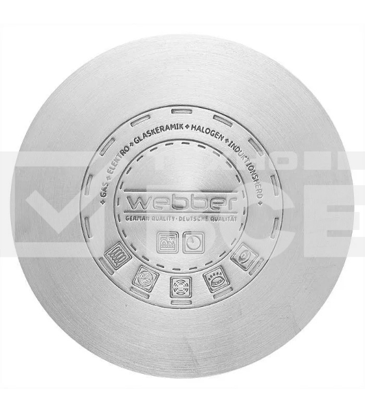 Набор посуды WEBBER BE-616/6 из нерж.стали 6 пр. 2,1 л, 2,9 л, 3,9 л со стеклянными крышками В наборе 6 предметов: кастрюля со стеклянной крышкой 16х10,5 см; 2,1 л кастрюля со стеклянной крышкой 18х11,5 см; 2,9 л кастрюля со стеклянной крышкой 20х12,5см; 