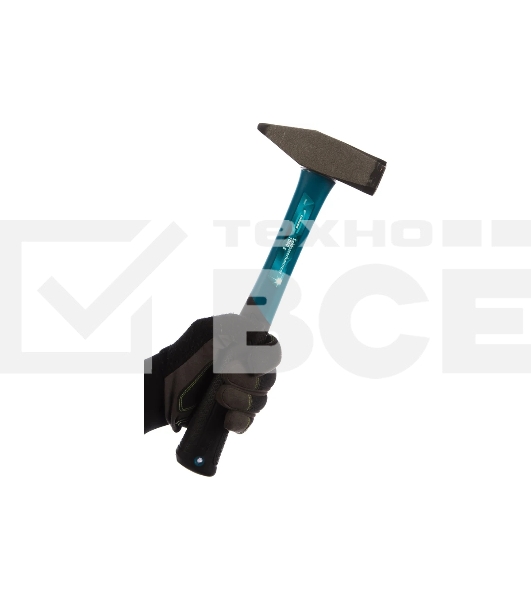 Молоток слесарный Gross 10279 1000 г, квадратный боек, фиберглассовая обрезиненная рукоятка