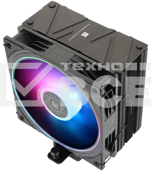 Устройство охлаждения(кулер) Thermalright Assassin Spirit 120 Soc-AM5/AM4/1151/1200/1700 черный 4-pin 25.6dB Al+Cu 900gr Ret (AS120-EVO)