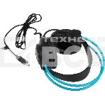 Гарнитура проводная с микрофоном A4Tech Fstyler FH200U серый/синий 2м накладные USB оголовье (FH200U BLUE), фото10