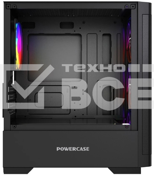 Корпус PowerCase Mistral Micro A13B, Micro-Tower, чёрный