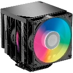 Кулер для процессора PCCooler RT720 TC ARGB BK (270W, 4-pin PWM, 157.5mm, Al/Cu, 7x6mm, ARGB, 2x120mm, 73.32CFM, 34.9dBA, 2200RPM, S: 1851/1700/1200/115X, AM5/AM4, black), фото 1