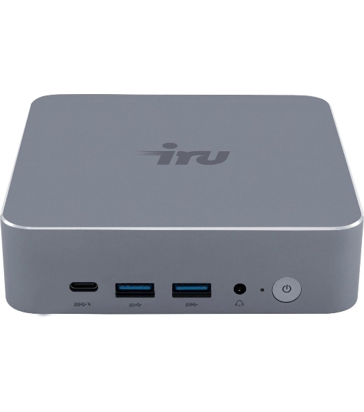 Неттоп IRU Tactio 515 i5 12450H (2) 16Gb SSD512Gb Iris Xe Windows 11 Pro 64 2xGbitEth WiFi BT 100W серый (RUS) (2195518)